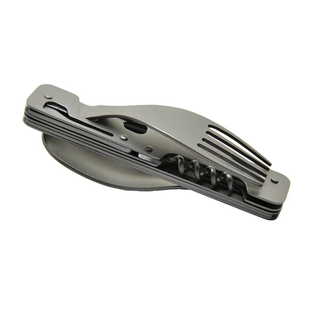 Couverts pliants multifonctions avec étui néoprène - Baladéo