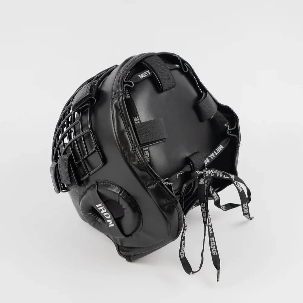 Casque de Combat à grille - Metal Boxe