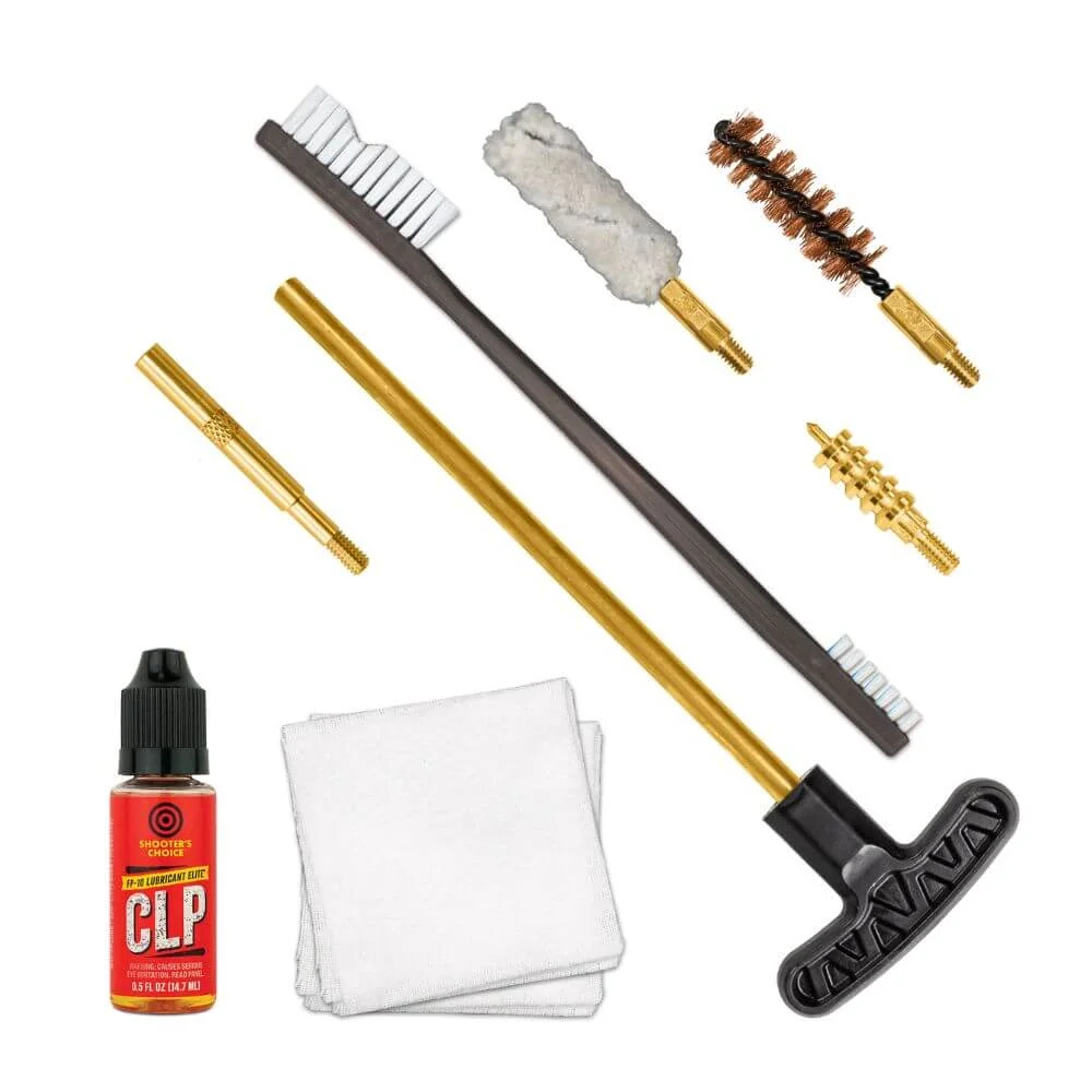 Kit de nettoyage pour calibre 9 mm / .38 / .357 avec tige en laiton - Otistec