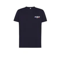 Tee-shirt homme col rond bleu marine personalisé MSD