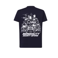 Tee-shirt homme col rond bleu marine personalisé MSD