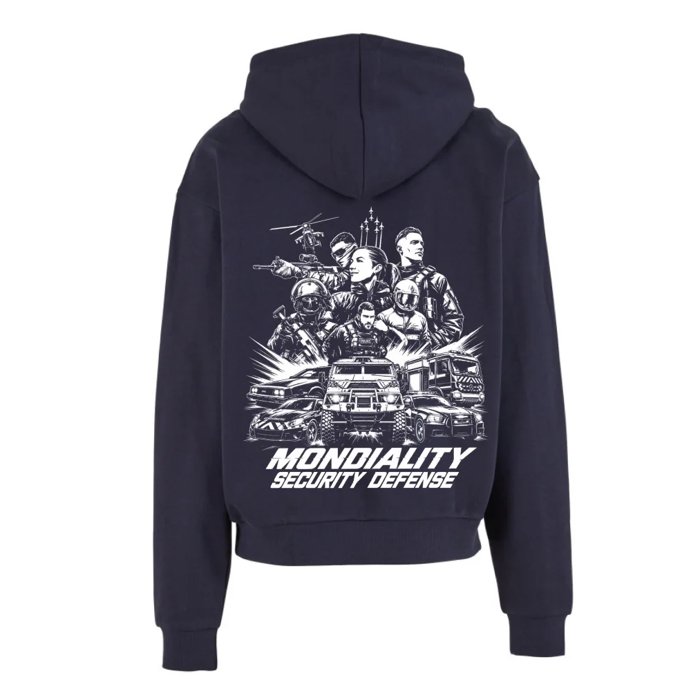 Sweat capuche 330 grammes bleu marine MSD