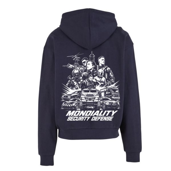 Sweat capuche 330 grammes bleu marine MSD