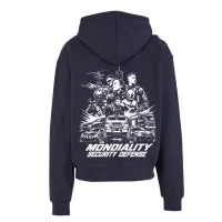 Sweat capuche 330 grammes bleu marine MSD