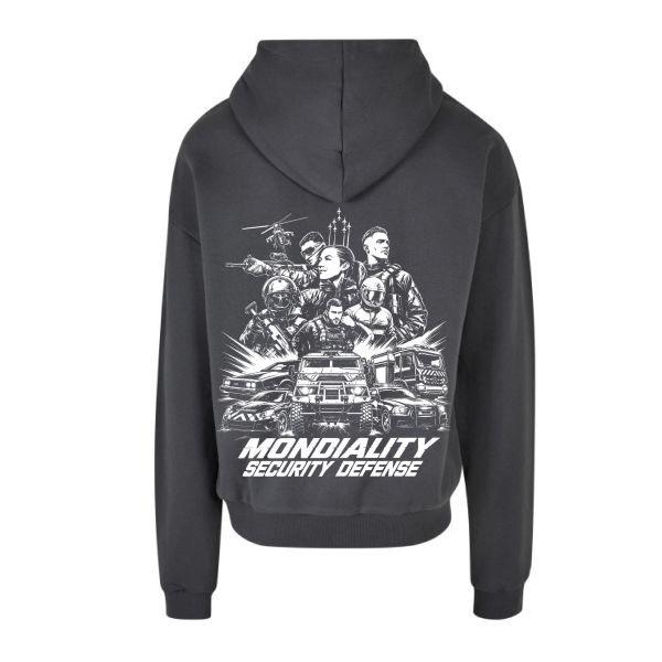 Sweat capuche 330 grammes gris MSD