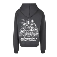 Sweat capuche 330 grammes gris MSD