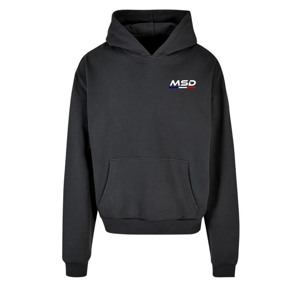 Sweat capuche 330 grammes noir MSD