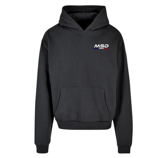 Sweat capuche 330 grammes noir MSD
