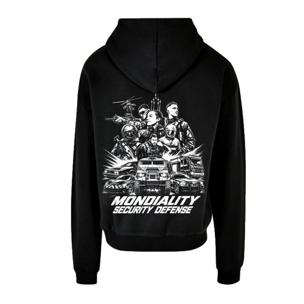 Sweat capuche 330 grammes noir MSD