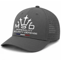 Casquette sport 5 pans personnalisé MSD 1 Grise