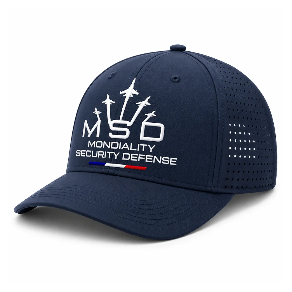 Casquette sport 5 pans personnalisé MSD 1 Bleu marine