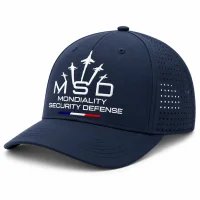 Casquette sport 5 pans personnalisé MSD 1 Bleu marine