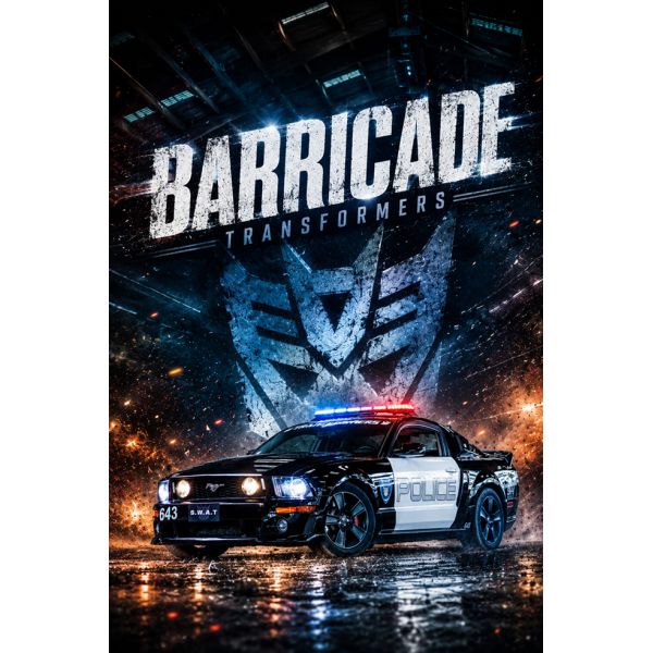 Ford Mustang Police Interceptor "Barricade" – Baptême Passager