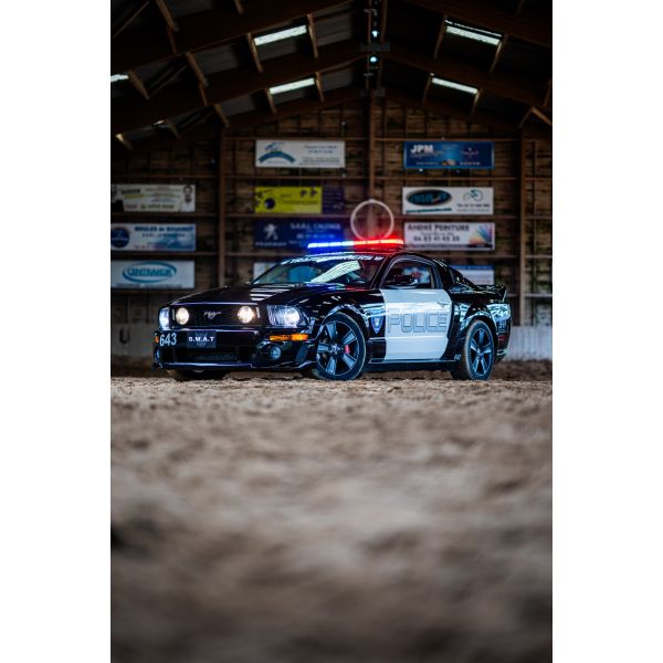 Ford Mustang Police Interceptor "Barricade" – Baptême Passager