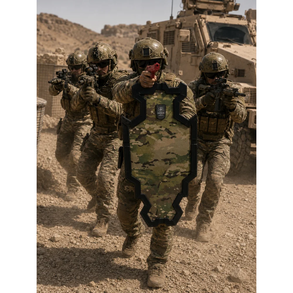Bouclier Balistique d'Intervention individuel ou colonne d'Assaut Minotaure - Fortress