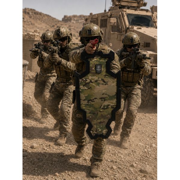 Bouclier Balistique d'Intervention individuel ou colonne d'Assaut Minotaure - Fortress