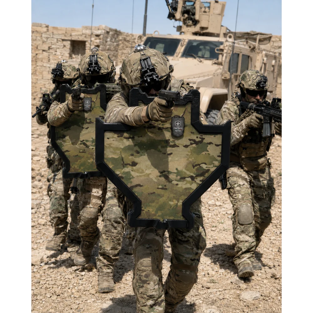 Bouclier Balistique d'Intervention individuel ou colonne d'Assaut Gladius - Fortress