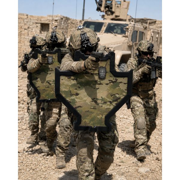 Bouclier Balistique d'Intervention individuel ou colonne d'Assaut Gladius - Fortress