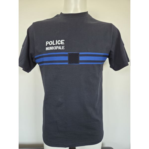 Tee-shirt 100% coton Police Municipale - ADN Tactical