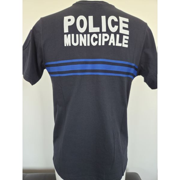 Tee-shirt 100% coton Police Municipale - ADN Tactical