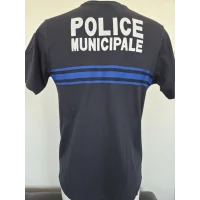 Tee-shirt 100% coton Police Municipale - ADN Tactical