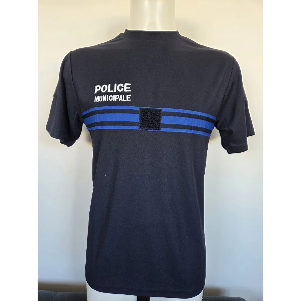 Tee-shirt respirant Cool Dry Police Municipale - ADN Tactical