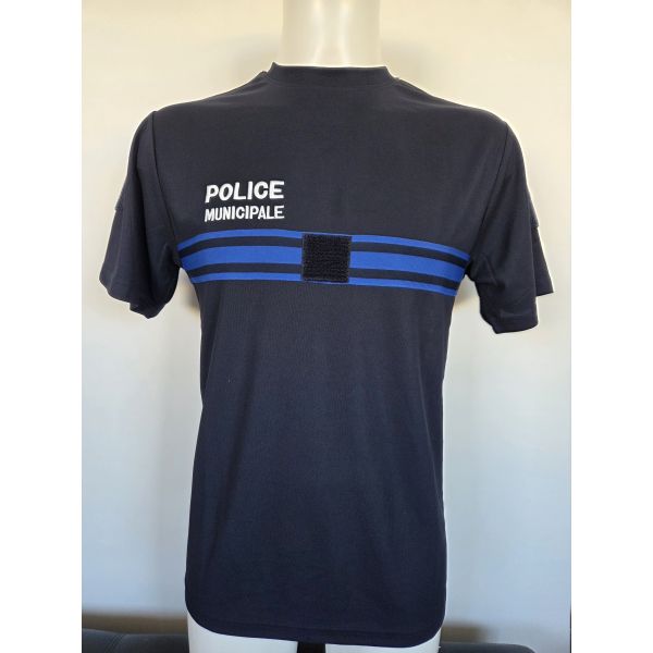 Tee-shirt respirant Cool Dry Police Municipale - ADN Tactical