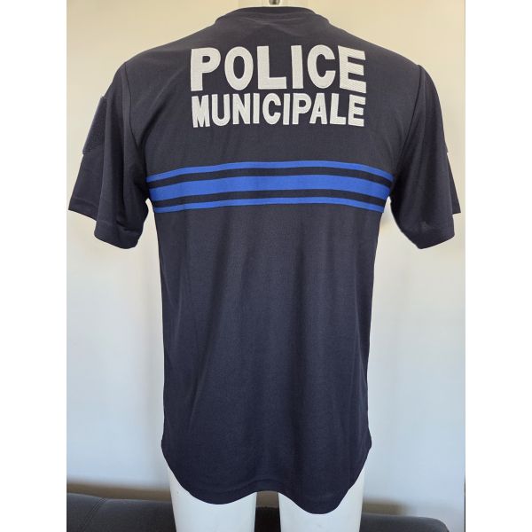 Tee-shirt respirant Cool Dry Police Municipale - ADN Tactical