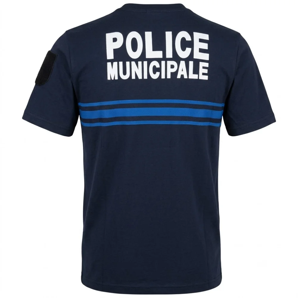 Tee-shirt 100% coton Police Municipale - ADN Tactical