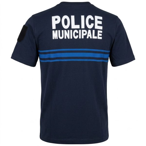 Tee-shirt 100% coton Police Municipale - ADN Tactical