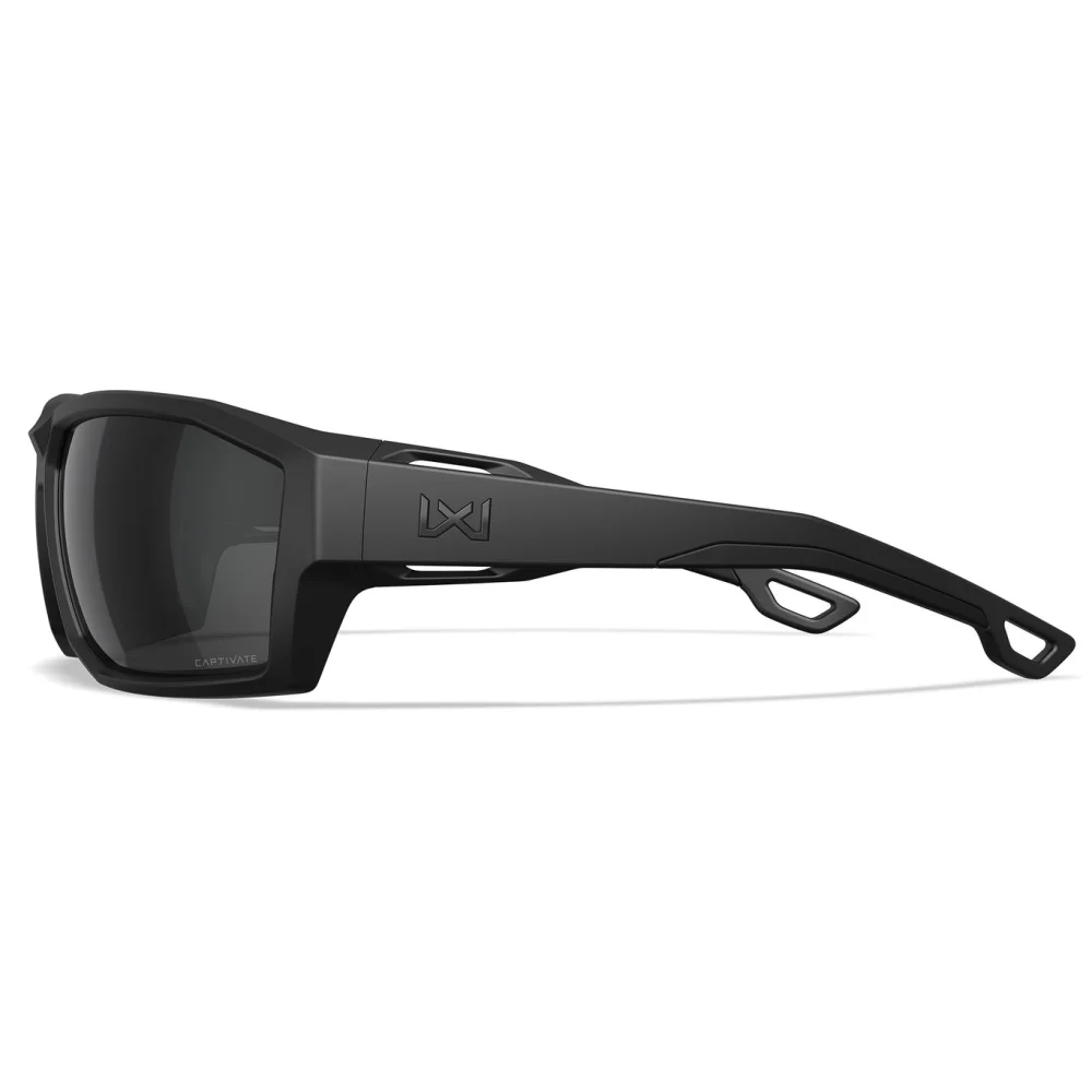 Lunettes Alpine noires - Verres fumés - Wiley X