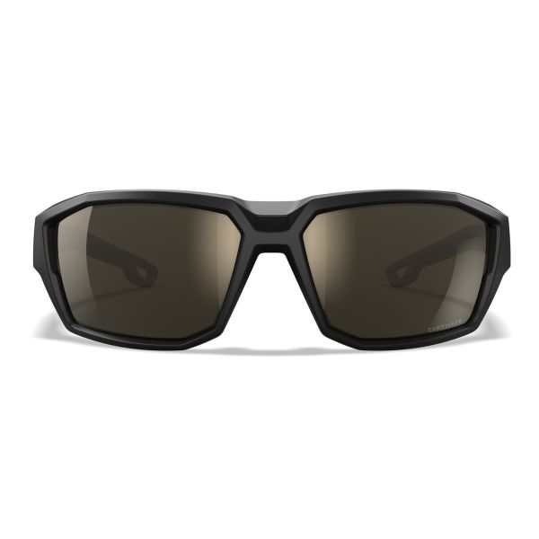Lunettes Alpine Noires et Tan - Verres Polarisés Miroir Tungstène - Wiley X
