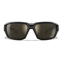 Lunettes Alpine Noires et Tan - Verres Polarisés Miroir Tungstène - Wiley X