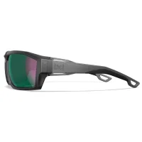Lunettes Alpine Noires - Verres Polarisés Miroir vert - Wiley X