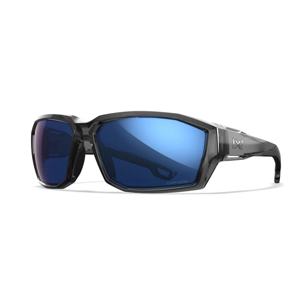 Lunettes Alpine Grises - Verres Polarisés Miroir bleu - Wiley X