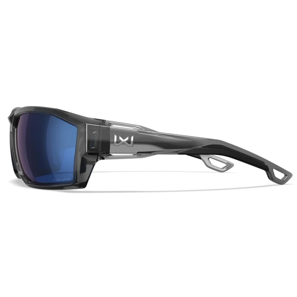Lunettes Alpine Grises - Verres Polarisés Miroir bleu - Wiley X