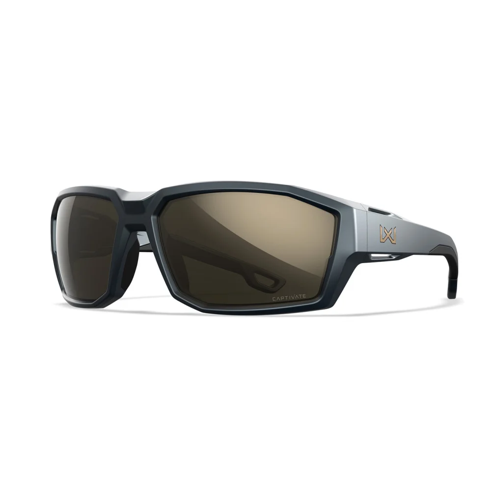 Lunettes Alpine Grises - Verres Polarisés Miroir Tungstène - Wiley X