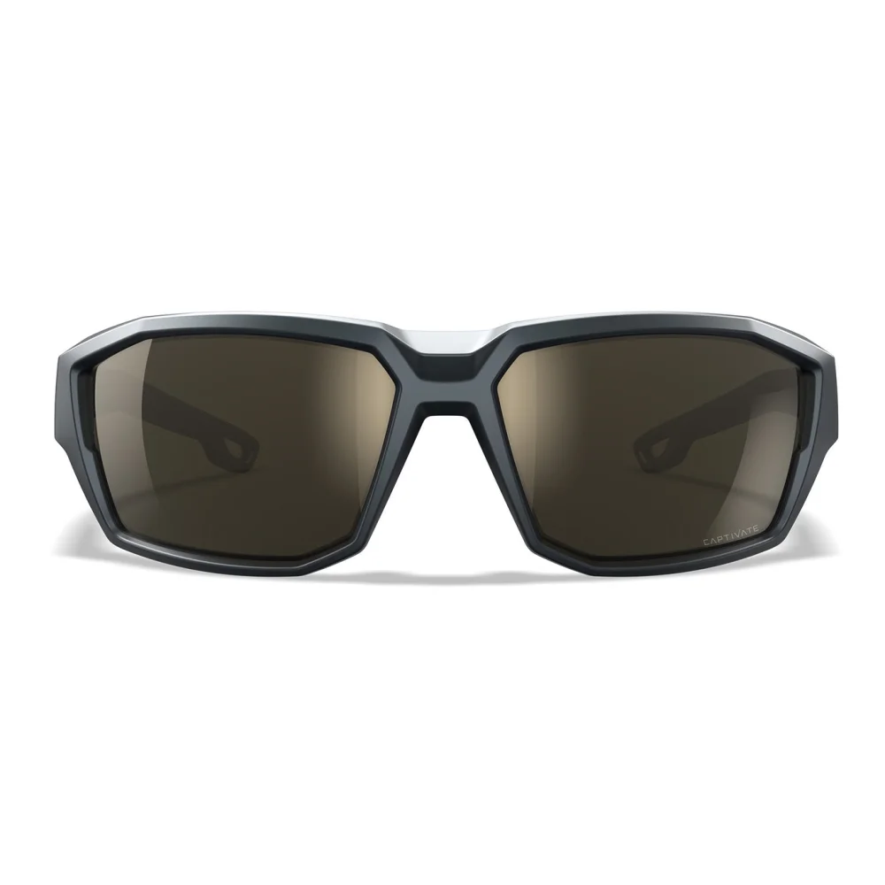 Lunettes Alpine Grises - Verres Polarisés Miroir Tungstène - Wiley X