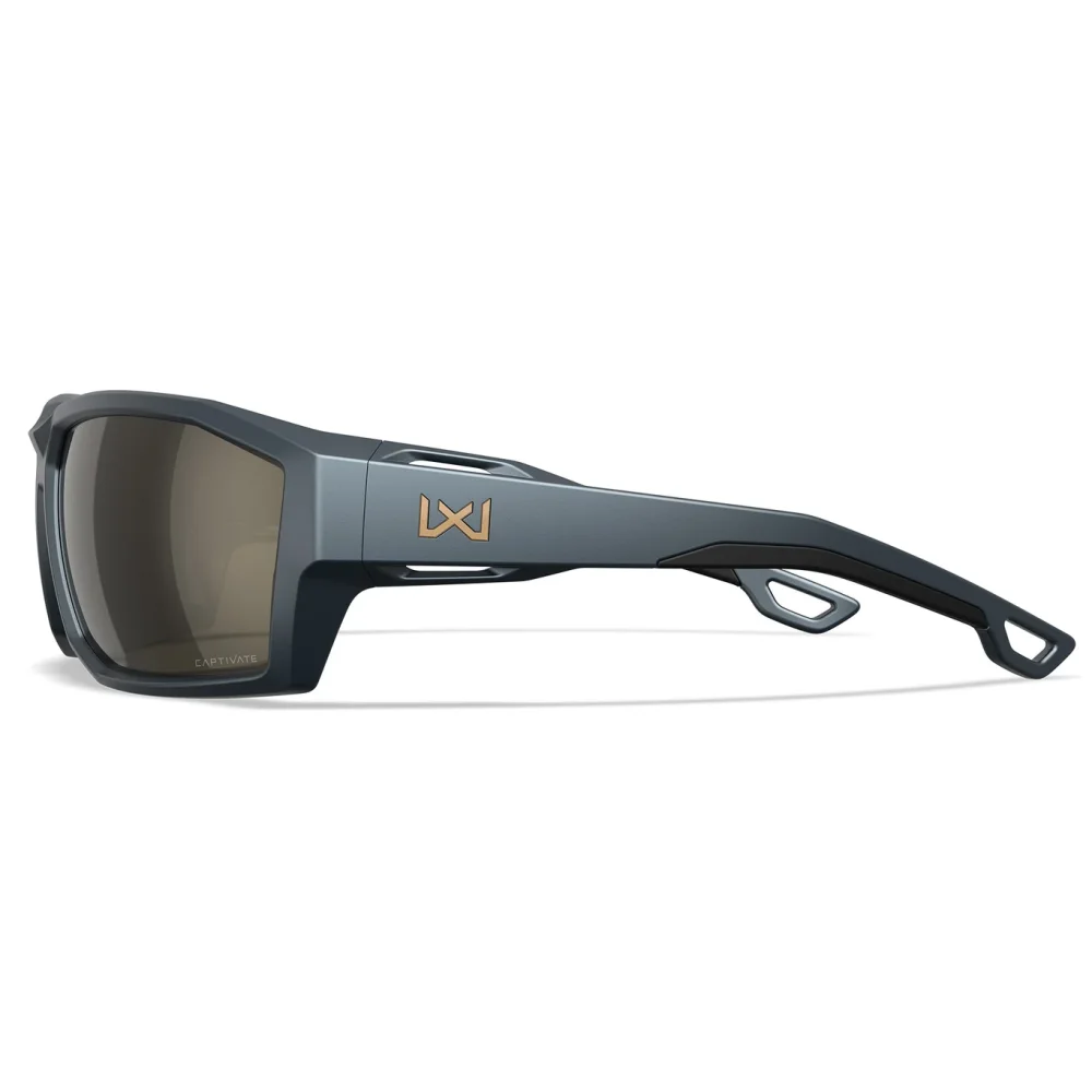 Lunettes Alpine Grises - Verres Polarisés Miroir Tungstène - Wiley X