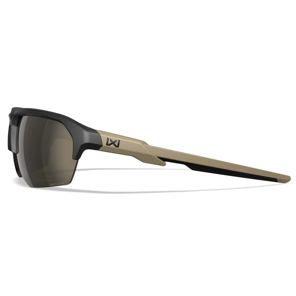 Lunettes JAKL Tan - Verres Miroir Tungstène - Wiley X