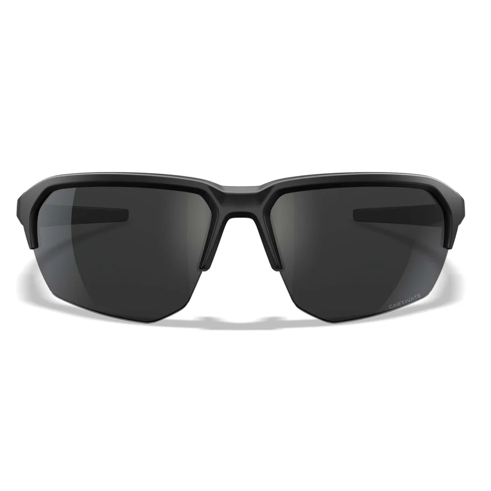 Lunettes JAKL Noires - Verres Polarisés Miroir Fumés - Wiley X