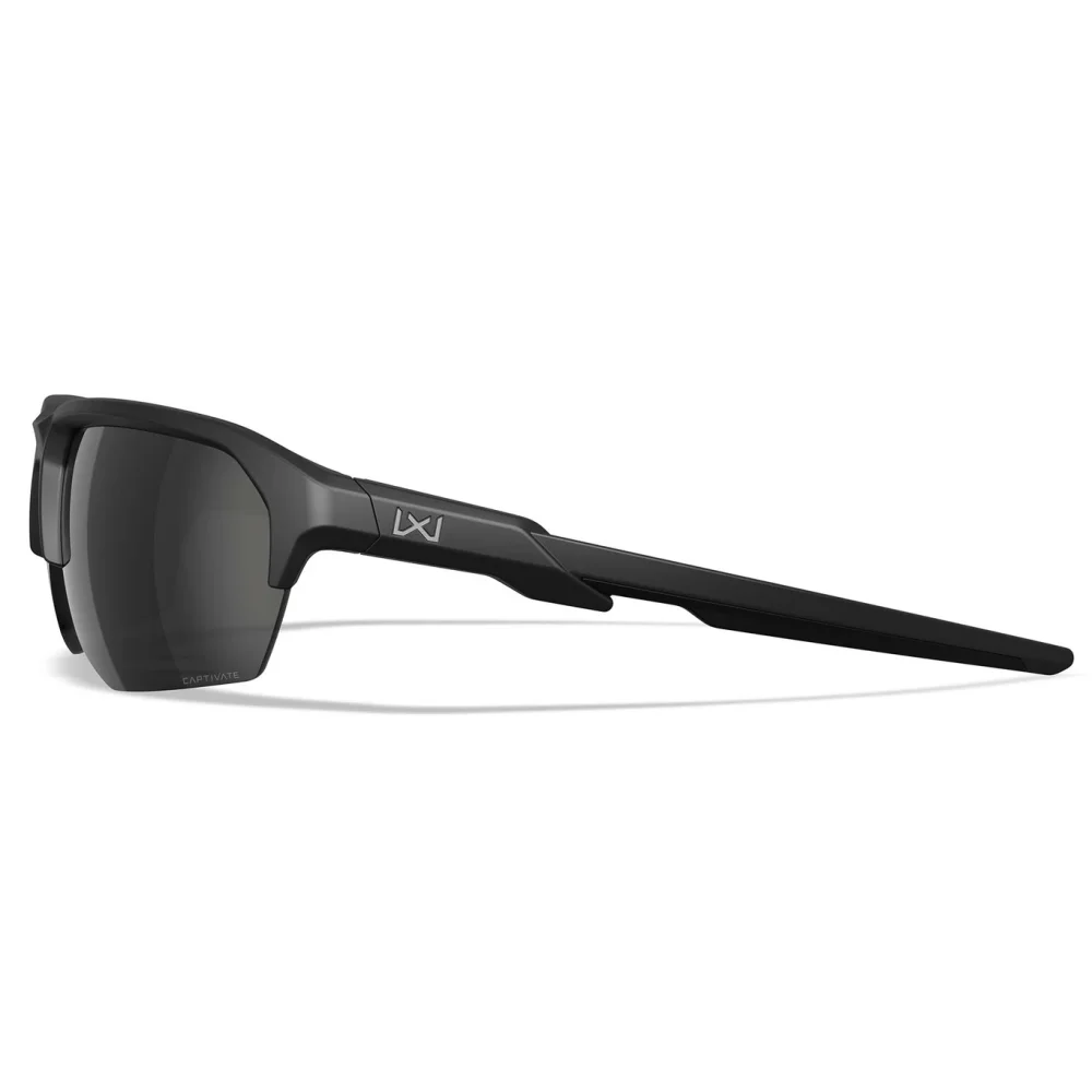 Lunettes JAKL Noires - Verres Polarisés Miroir Fumés - Wiley X