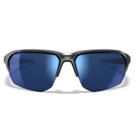 Lunettes JAKL Gris Cristal Brillant - Verres Polarisés Miroir Bleu - Wiley X