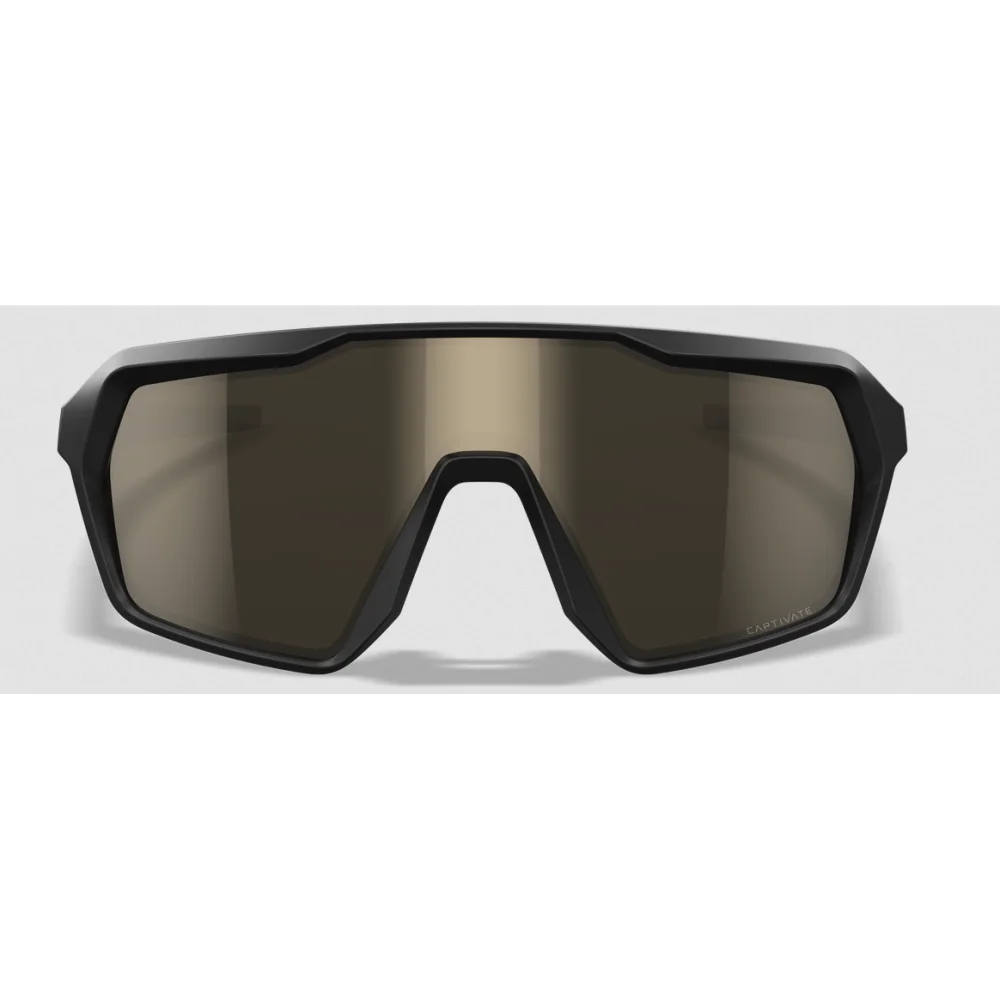 Lunettes Ballistiques Citadel Noir Mat et Tan - Verres Miroir Tungstène - Wiley X