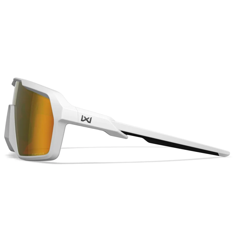 Lunettes Ballistiques Citadel Blanc Poli - Verres Miroir Rouge - Wiley X