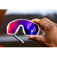 Lunettes Ballistiques Citadel Blanc Poli - Verres Miroir Rouge - Wiley X