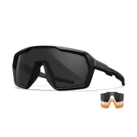 Kit Lunettes Ballistiques Citadel Noir Mat - Verres Fumés, Clairs et Oranges - Wiley X
