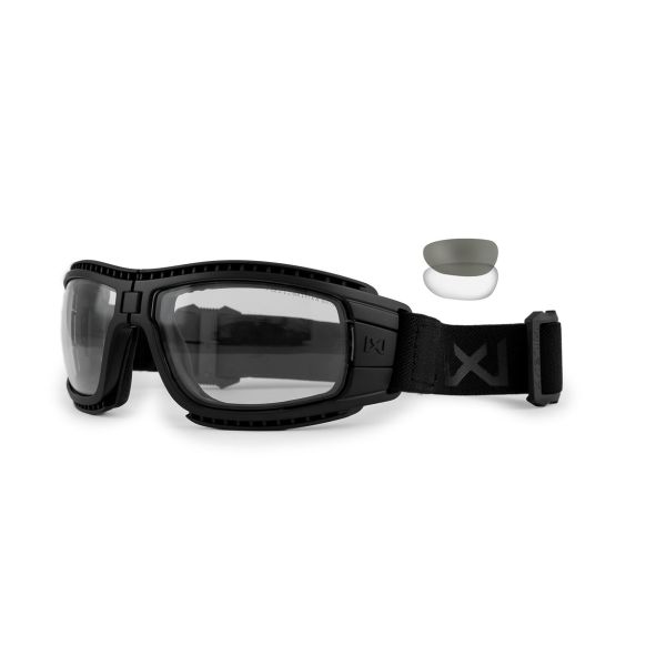 Kit Lunettes Tactiques Pliantes Lynx Noir Mat - Verres Fumés et Clairs - Wiley X
