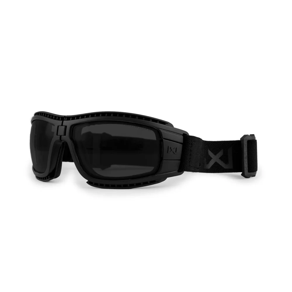 Kit Lunettes Tactiques Pliantes Lynx Noir Mat - Verres Fumés et Clairs - Wiley X