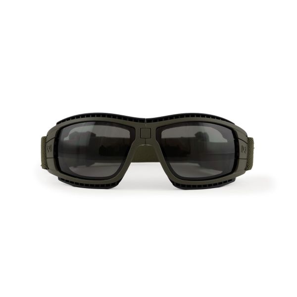 Kit Lunettes Tactiques Pliantes Lynx Vert OD Mat - Verres Fumés et Clairs - Wiley X